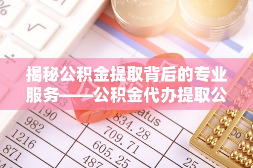 金溪揭秘公积金提取背后的专业服务——公积金代办提取公司的角色与价值