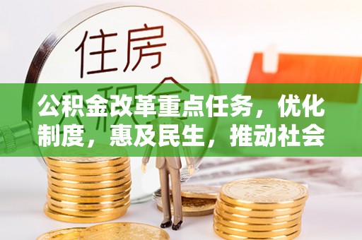 金溪公积金改革重点任务，优化制度，惠及民生，推动社会公平发展