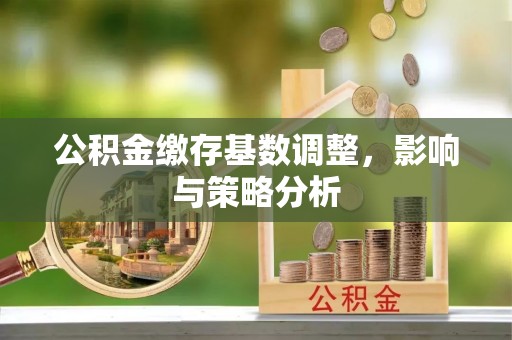 金溪公积金缴存基数调整，影响与策略分析
