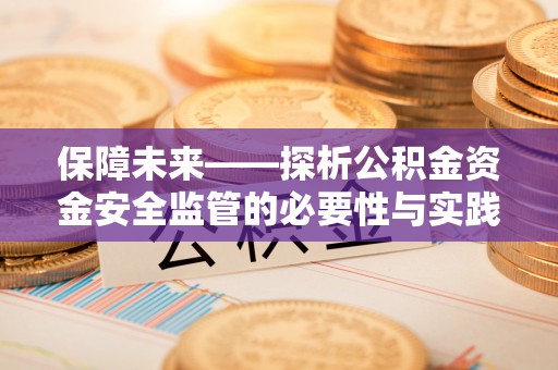 金溪保障未来——探析公积金资金安全监管的必要性与实践路径