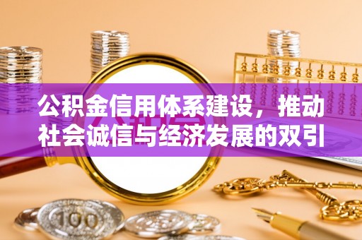 金溪公积金信用体系建设，推动社会诚信与经济发展的双引擎