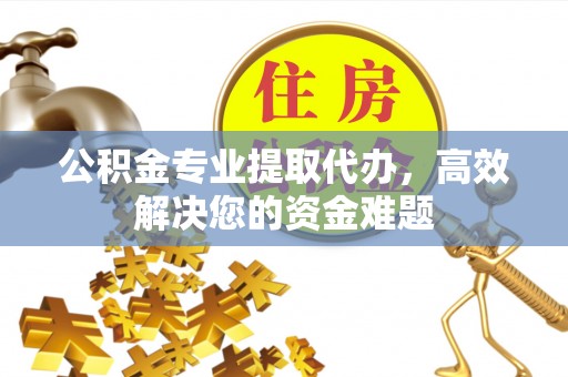 金溪公积金专业提取代办，高效解决您的资金难题