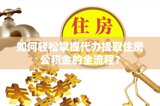金溪如何轻松掌握代办提取住房公积金的全流程？