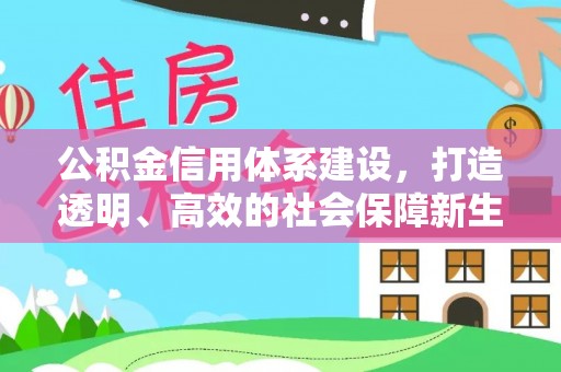 金溪公积金信用体系建设，打造透明、高效的社会保障新生态