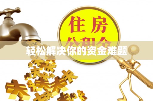 金溪轻松解决你的资金难题