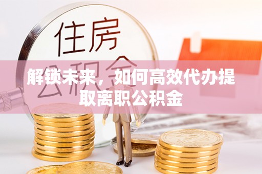 金溪解锁未来，如何高效代办提取离职公积金