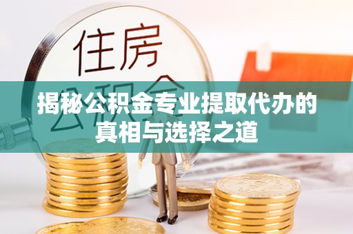 金溪揭秘公积金专业提取代办的真相与选择之道