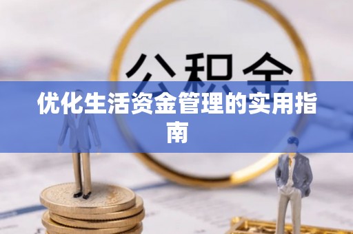 金溪优化生活资金管理的实用指南
