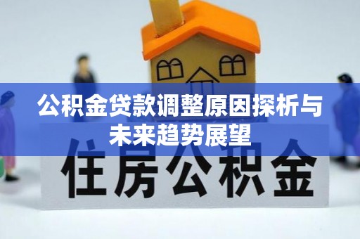 金溪公积金贷款调整原因探析与未来趋势展望