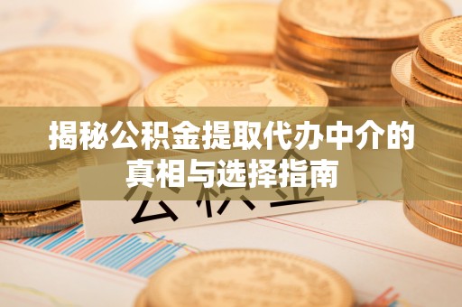 金溪揭秘公积金提取代办中介的真相与选择指南