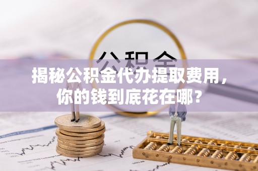 金溪揭秘公积金代办提取费用，你的钱到底花在哪？