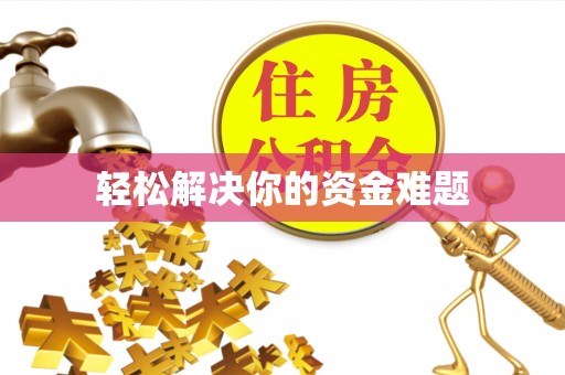 金溪轻松解决你的资金难题