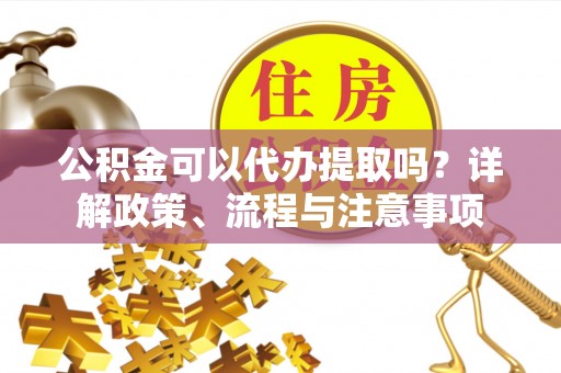 金溪公积金可以代办提取吗？详解政策、流程与注意事项