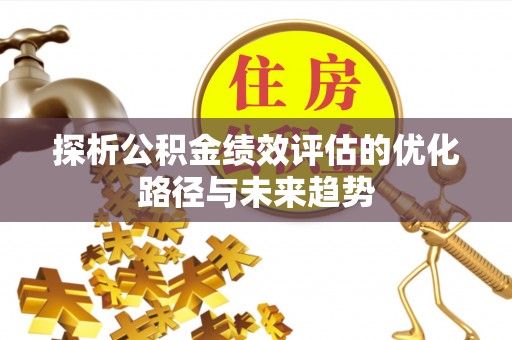 金溪探析公积金绩效评估的优化路径与未来趋势
