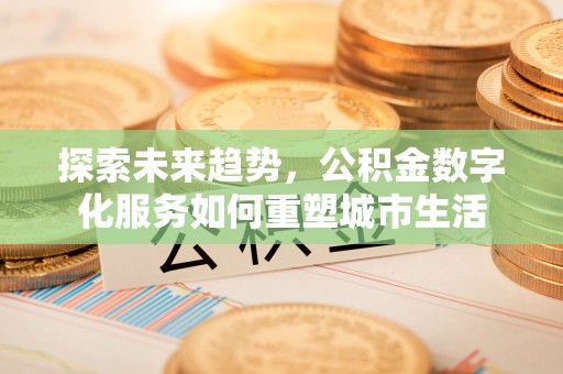 金溪探索未来趋势，公积金数字化服务如何重塑城市生活