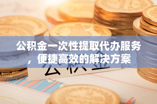 金溪公积金一次性提取代办服务，便捷高效的解决方案