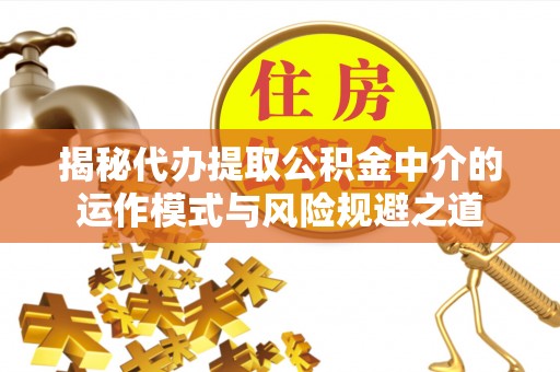 金溪揭秘代办提取公积金中介的运作模式与风险规避之道