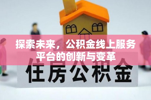 金溪探索未来，公积金线上服务平台的创新与变革