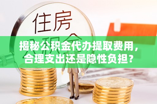 金溪揭秘公积金代办提取费用，合理支出还是隐性负担？