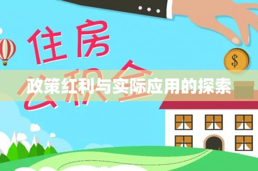 金溪政策红利与实际应用的探索