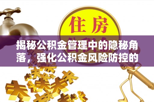 金溪揭秘公积金管理中的隐秘角落，强化公积金风险防控的必要性与路径