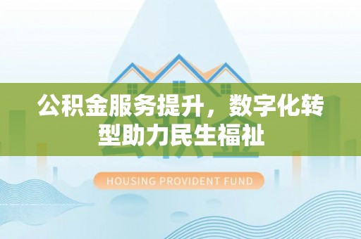 金溪公积金服务提升，数字化转型助力民生福祉