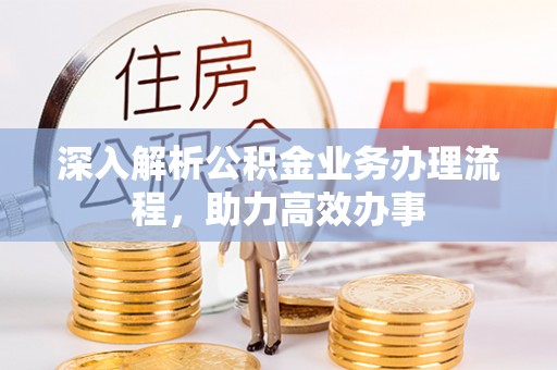 金溪深入解析公积金业务办理流程，助力高效办事