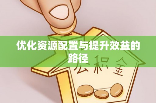 金溪优化资源配置与提升效益的路径