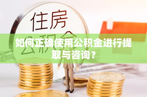 金溪如何正确使用公积金进行提取与咨询？