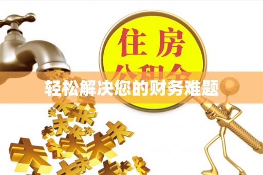 金溪轻松解决您的财务难题