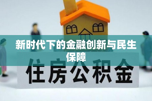 金溪新时代下的金融创新与民生保障