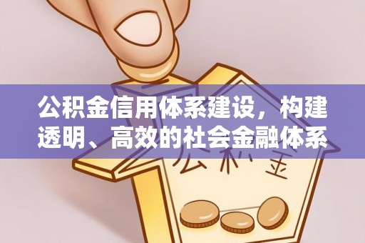 金溪公积金信用体系建设，构建透明、高效的社会金融体系